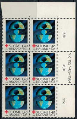 1984 PR 1,40 mk  nro-6lo ++