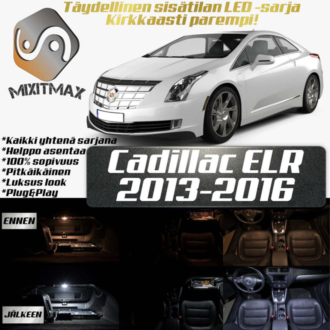 Cadillac ELR Sisätilan LED-sarja 14-osainen