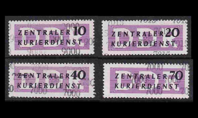 DDR DB-10-3 ** Virkamerkki (1957)