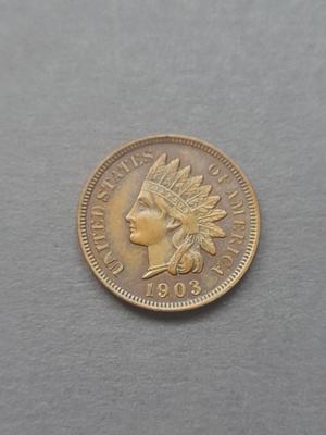 Indian Head one cent 1903 USA