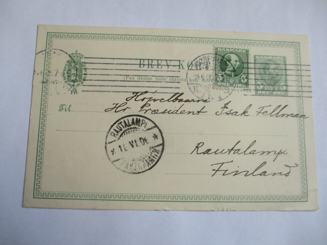 1892 Tanska ehiö os Rautalampi