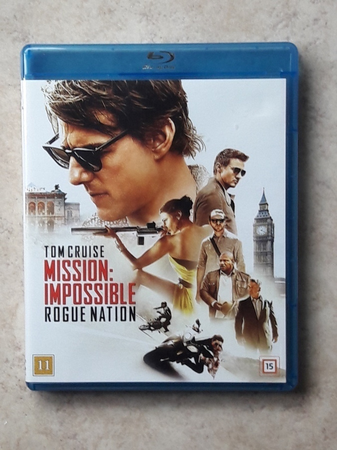 Mission: Impossible Rogue Nation, blu-ray.