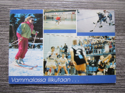 VAMMALA....."Vammalassa liikutaan", monikuva.