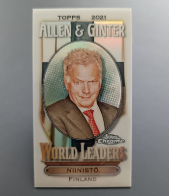2021 Topps Allen & Ginter World Leaders Sauli Niinistö