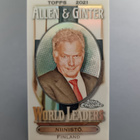 2021 Topps Allen & Ginter World Leaders Sauli Niinistö - pikkukuva 1