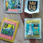 8 kpl Vanhoja Kaangasmerkkejä (Kotka, Hamina, Iisalmi etc.) - pikkukuva 2