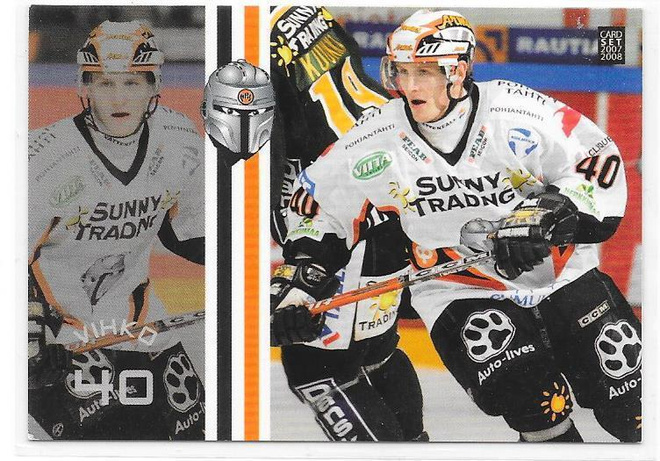 2007-08 CardSet #33 Joonas Vihko HPK