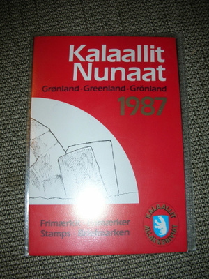 vuosikerta postimerkit Grönlanti 1987