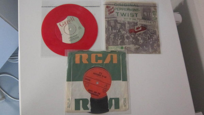 7. ulkomainen pop rock 7" 11 kpl