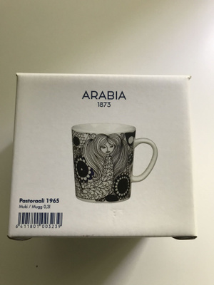Arabia muki, kahvimuki, Pastoraali 1965, Suomi 100