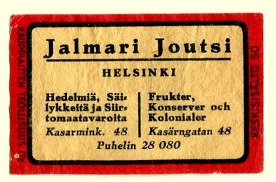 Jalmari Joutsi, HELSINKI