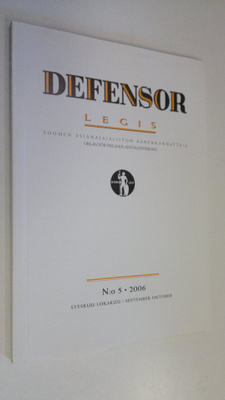 Defensor legis n:o 5/2006