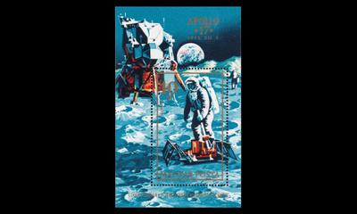 Unkari 2832BL94 ** Apollo 17 blokki (1973)