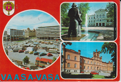 Vaasa - Vasa, vaakuna, sommitelmakortti , e38