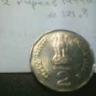 Intia 2 rupees 1999H, km#121.? - pikkukuva 2