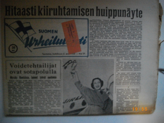 Suomen Urheilulehti Nro 31/1952 (25.2)