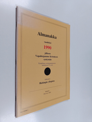 Almanakka vuodeksi 1990 jälkeen Vapahtajamme Kristuksen s...