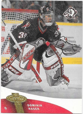 2000-01 UD Heroes #12 Dominik Hasek Buffalo Sabres MV