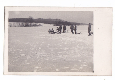 VANHA Valokuva Suojeluskunta Kuopio 1921 Tykki Tykistö