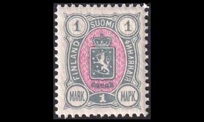 32 ** Vaakuna 1 mk (1889)