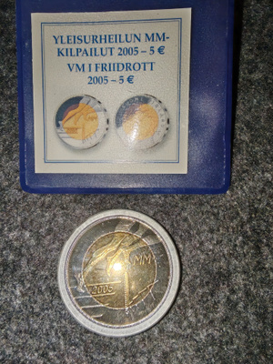 Yleisurheilun MM-kilpailut 2005, Suomen 5 euron juhlaraha