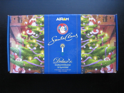 AIRAM (santa claus deluxe 16 sisäkynttiläsarja)