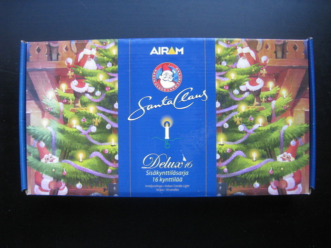 AIRAM (santa claus deluxe 16 sisäkynttiläsarja)