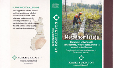 Järvelä. Koskitukki Oy  . aski, aihio b449