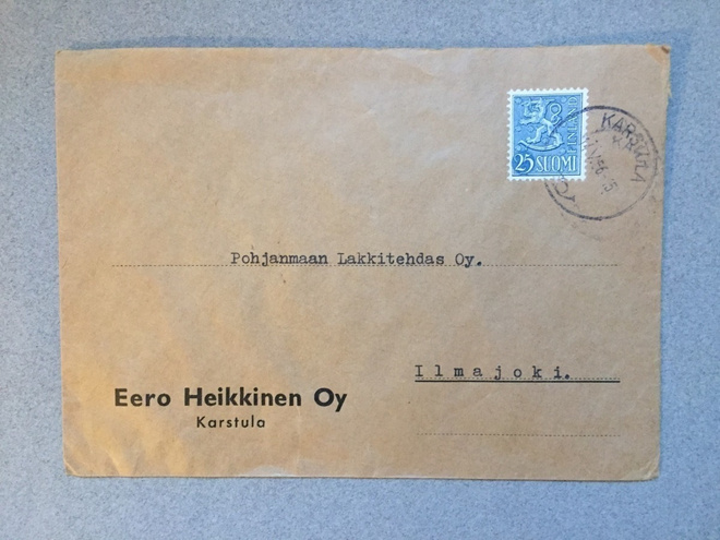 Firmakuori Eero Heikkinen  Oy Karstula 1956