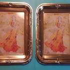 2 x Art Deco tyylisiä tarjotinta , uustuotantoa.Mc Vitie's - pikkukuva 1