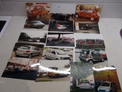 AUTOJA- VANHOJA JA VÄHEMMÄN VANHOJA  16 kpl