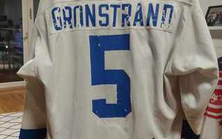 Jari Grönstrand #5 NHL gameworn 1988-1989 Quebec Nordiques