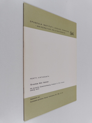 Pertti Virtaranta : 70-vuotias Niilo Valonen