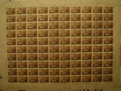 1945 Punainen Risti ( PR ) 2mk+50p arkki**