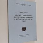 Karmela Liebkind : Minority identity and identification p... - pikkukuva 1