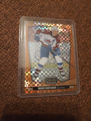 Mikko Rantanen 24-25 Opc Platinum #196 Orange Checkers /25