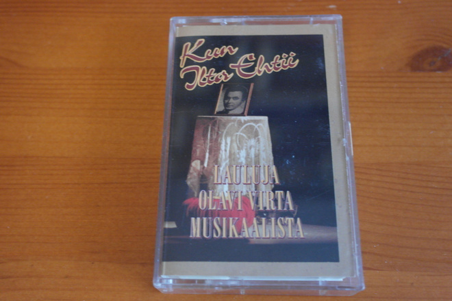 Kun ilta ehtii-Lauluja Olavi Virta musikaalista C-kasetti.