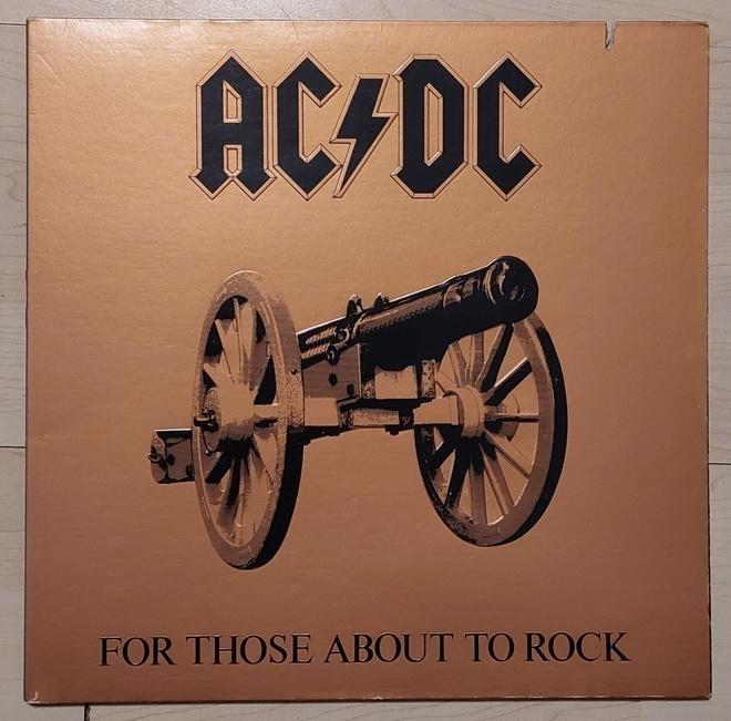 AC/DC : LP For those about to rock (USA 1981)