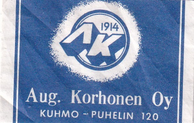 Kuhmo. Aug. Korhonen Oy  ,   s86