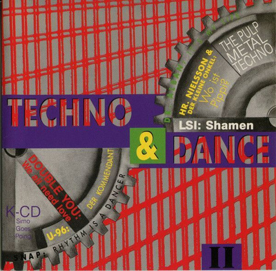 Techno & Dance 2 (CD) EX+!! Snap! U-96 Dr. Alban Double You