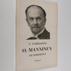 V. Tarkiainen : O. Manninen runoilijana - pikkukuva 1