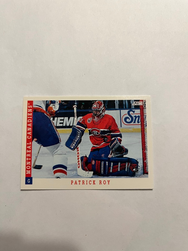 1993-94 Score Canadian Patrick Roy #315
