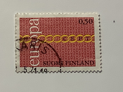 689 / 1971 Europa- Cept o leimattu