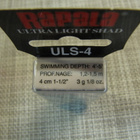 Rapala Ultra Light Shad ULS-4 vaappu. - pikkukuva 2