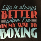 T-PAITA.   koko:L.        Nyrkkeily / Boxing. - pikkukuva 5