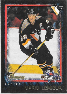 2001-02 Bowman Young Stars #3 Mario Lemieux Pittsburgh Pens