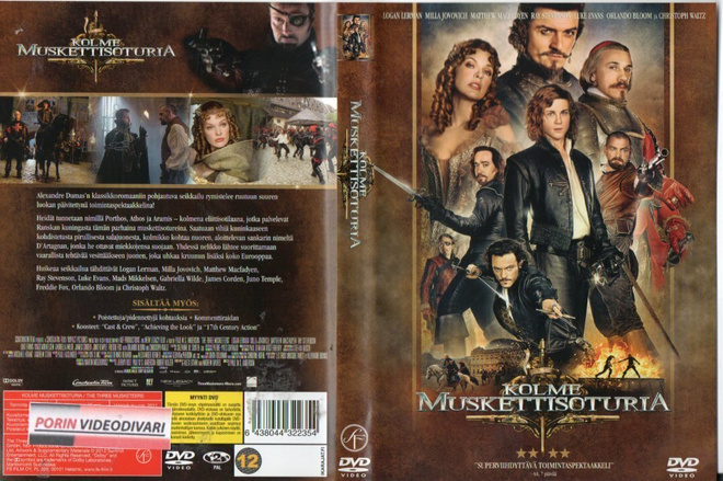 KOLME MUSKETTISOTURIA (2011)	(4 024)	-FI-	DVD