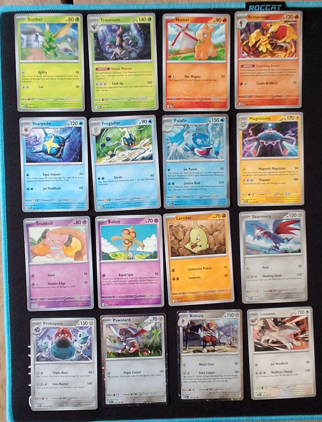 Pokemon kortit 16kpl (#60 Obsidian Flames)