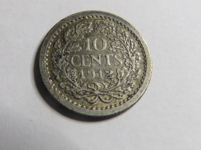 Alankomaat 10 cents 1912