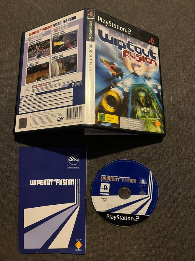 Wipeout Fusion PS2 (Suomijulkaisu)